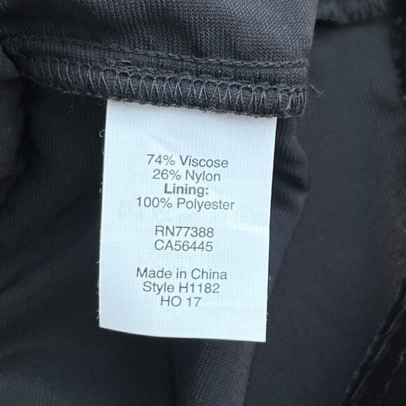 J.Crew Drapey Black Velvet Peplum Sleeveless Tank Top, Size‎ 8 - Picture 10 of 10